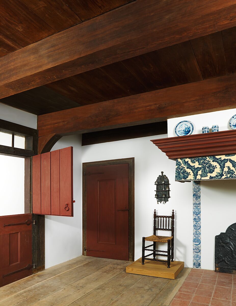 Spindle-back chair, Cherry, ash, American