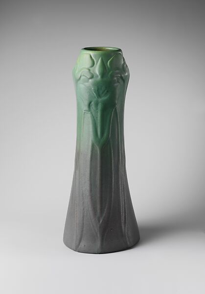 Vase, Manufactured by Van Briggle Pottery Company (1901–present), Earthenware, American 