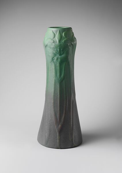 Vase, Manufactured by Van Briggle Pottery Company (1901–present), Earthenware, American