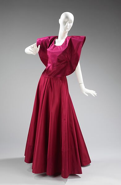 Evening dress, Madame Grès (Germaine Émilie Krebs) (French, Paris 1903–1993 Var region), silk, French 