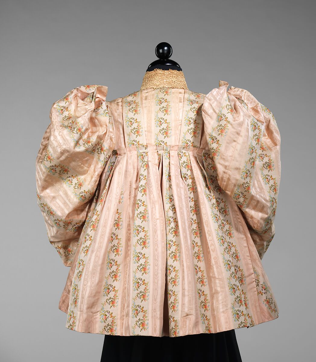 Dressing jacket, silk, American