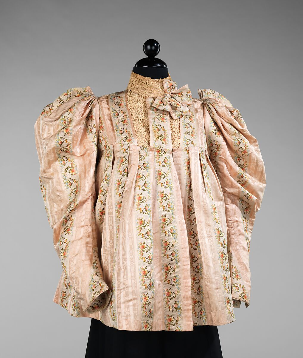 Dressing jacket, silk, American 