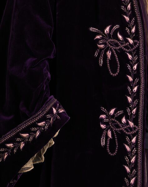 Tea gown, House of Worth (French, 1858–1956), silk, metal, French