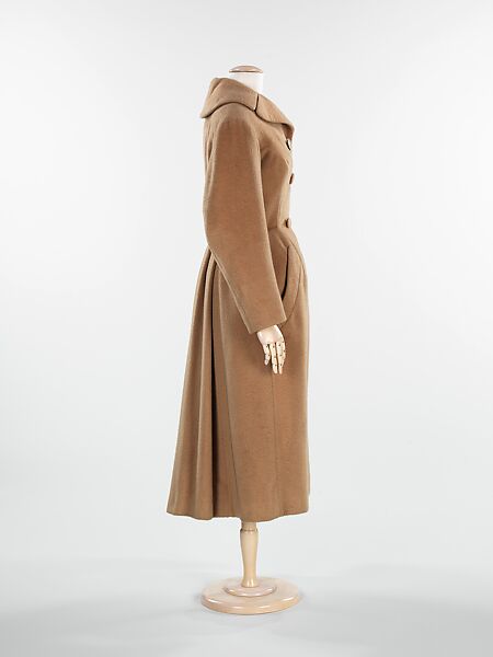 Coat, Charles James (American, born Great Britain, 1906–1978), wool, American