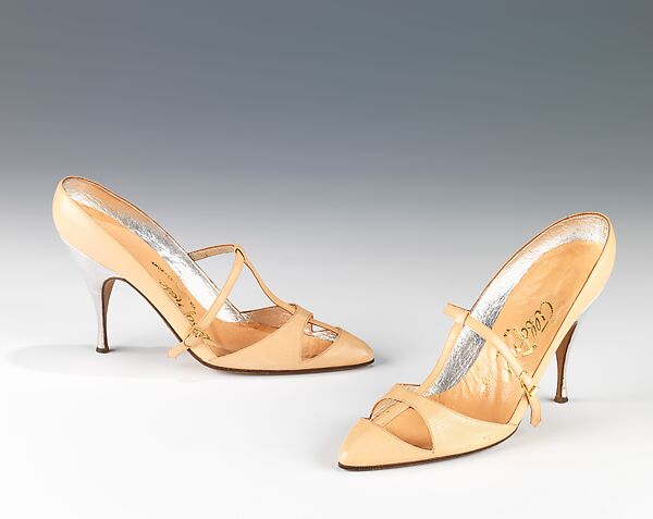 Evening shoes, Albanese (Italian), leather, Italian 