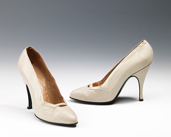 Pumps, Fontana (Italian, founded 1943), leather, Italian 