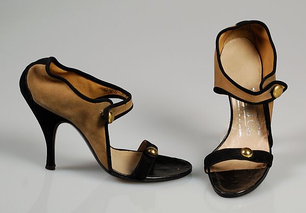 Shoes, Dal Co' (Italian), leather, metal, Italian