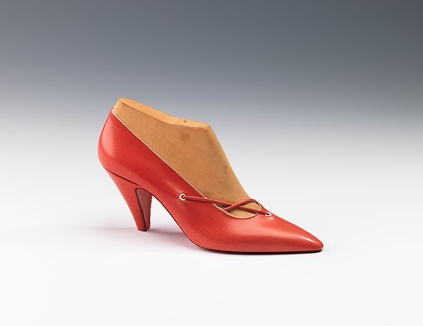 Shoe prototype, Textile by Leather&#39;s Best, leather, wood, Italian 