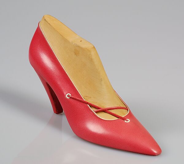 Shoe prototype, Textile by Leather's Best, leather, wood, Italian