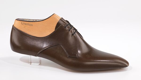 Shoe prototype, Lloyd, leather, wood, probably German 