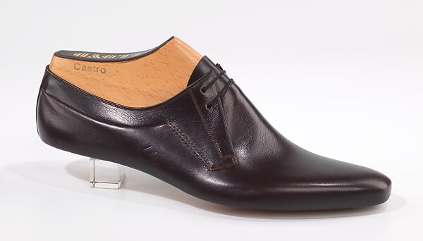 Shoe prototype, Lloyd, leather, wood, probably German 