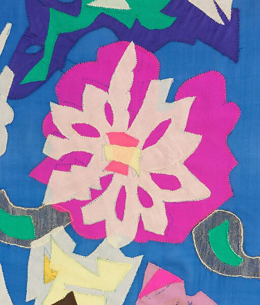 Textile, Myrbor (French, 1922–1936), silk, metal, French