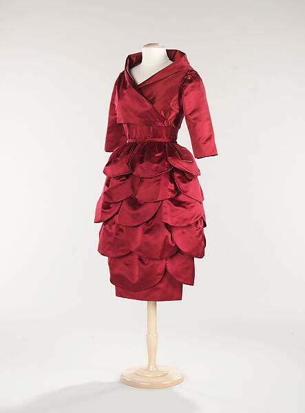 Cocktail ensemble, Mainbocher (French and American, founded 1930), silk, American