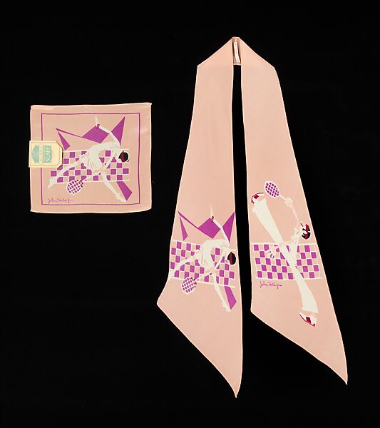 Accessory set, John Held Jr. (American, Salt Lake City, Utah 1889–1958 Belmar, New Jersey), silk, American 