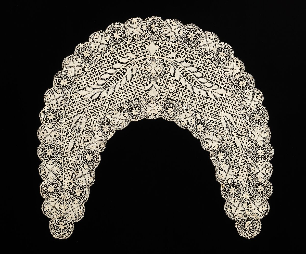 Collar, silk, Maltese 