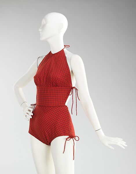 Bathing suit, Claire McCardell (American, 1905–1958), wool, American 