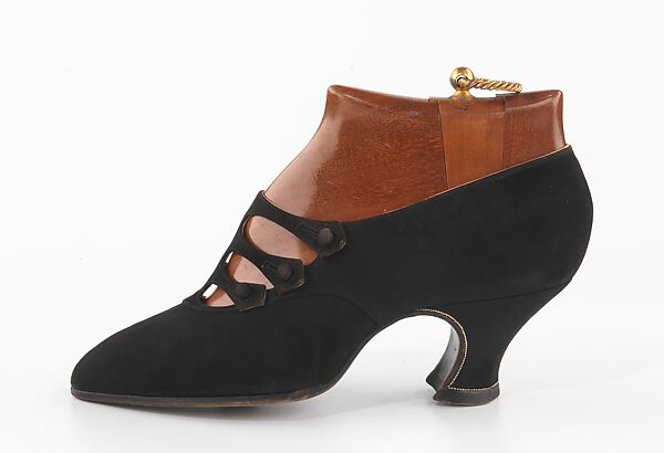 Shoes, Pierre Yantorny (Italian, 1874–1936), leather, wood, metal, French