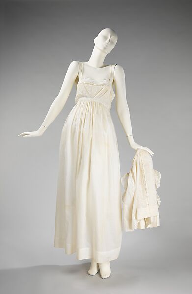 Lingerie, Mrs. Sylvia Pedlar (American, 1901–1972), cotton, American