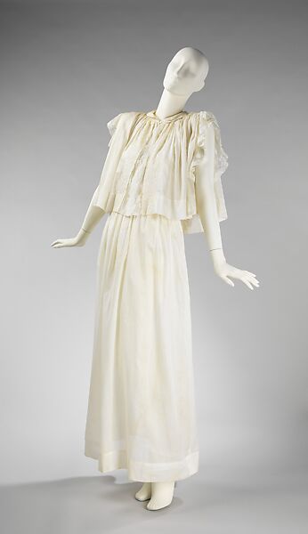 Lingerie, Mrs. Sylvia Pedlar (American, 1901–1972), cotton, American 