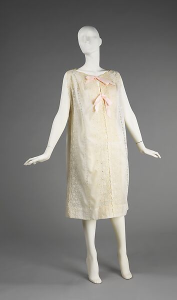 Nightgown, Mrs. Sylvia Pedlar (American, 1901–1972), cotton, American 