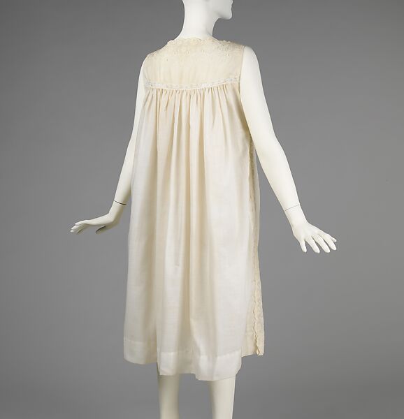 Nightgown, Mrs. Sylvia Pedlar (American, 1901–1972), cotton, American