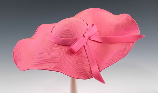 Picture hat, Adolfo (American, born Cuba, Cárdenas 1923–2021 New York), silk, American 