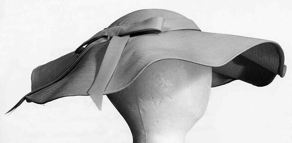Picture hat, Adolfo (American, born Cuba, Cárdenas 1923–2021 New York), silk, American