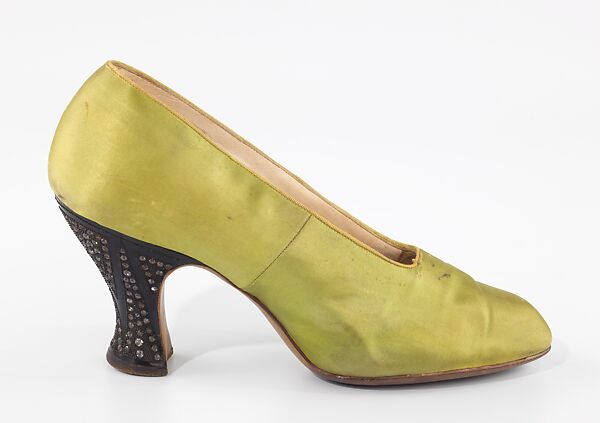 Evening pumps, I. Miller (American, founded 1911), silk, plastic, rhinetsones, American