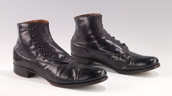 Boots, Edwin C. Burt &amp; Co., leather, American 