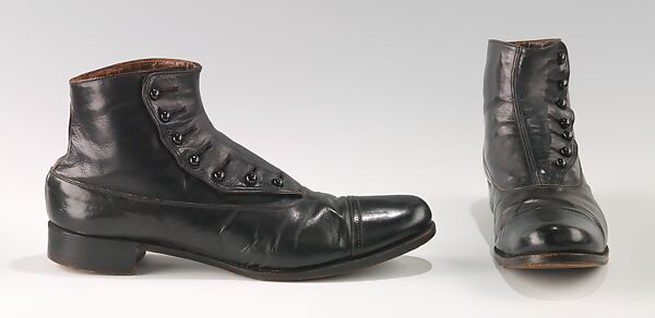 Boots, Edwin C. Burt &amp; Co., leather, American