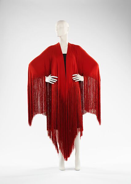 Evening shawl, Madeleine Vionnet (French, Chilleurs-aux-Bois 1876–1975 Paris), silk, French 