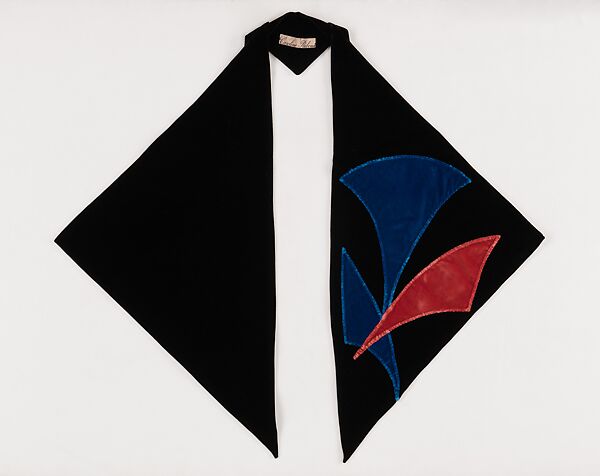 Evening scarf, Attributed to Caroline Reboux (French, active 1870–1956), silk, French