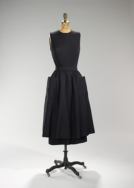 Dinner dress, Norman Norell (American, Noblesville, Indiana 1900–1972 New York), linen, American 