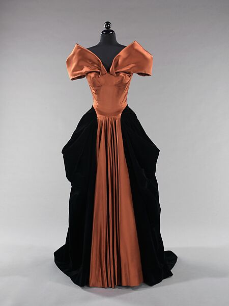 Evening dress, Charles James (American, born Great Britain, 1906–1978), silk, American 