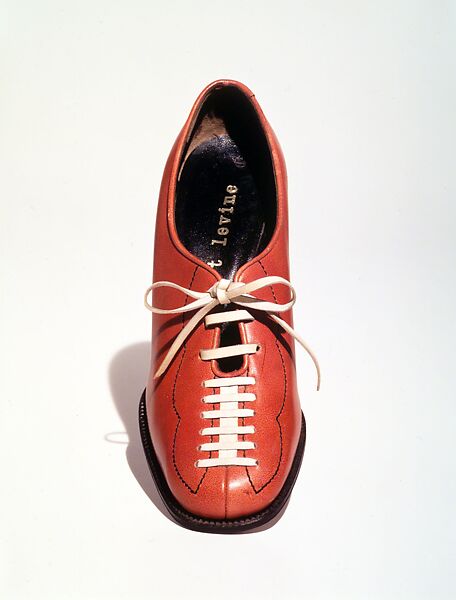 "Kick Off", Beth Levine (American, Patchogue, New York 1914–2006 New York), leather, American