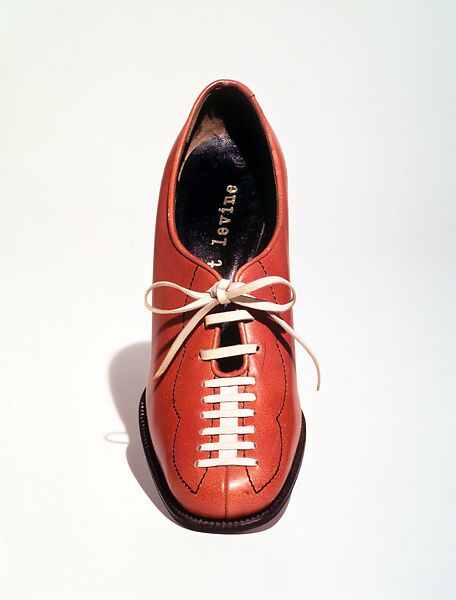 "Kick Off", Beth Levine (American, Patchogue, New York 1914–2006 New York), leather, American