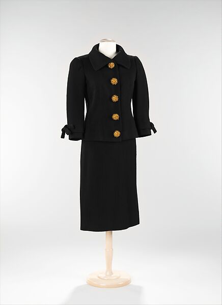 Suit, House of Balenciaga (French, founded 1937), wool, French 