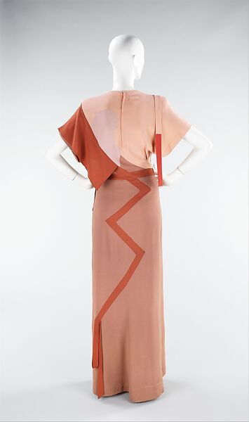 "Shades of Picasso", Gilbert Adrian (American, Naugatuck, Connecticut 1903–1959 Hollywood, California), rayon, American