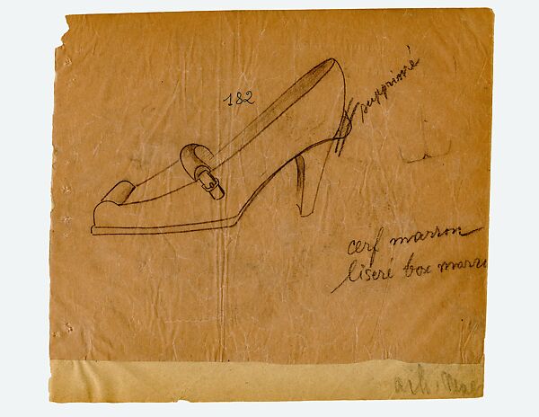 Model No. 182, Steven Arpad (French, 1904–1999), leather, French