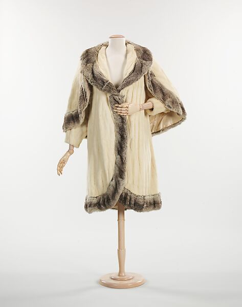 Evening coat, Jay-Thorpe, Inc., fur, American 