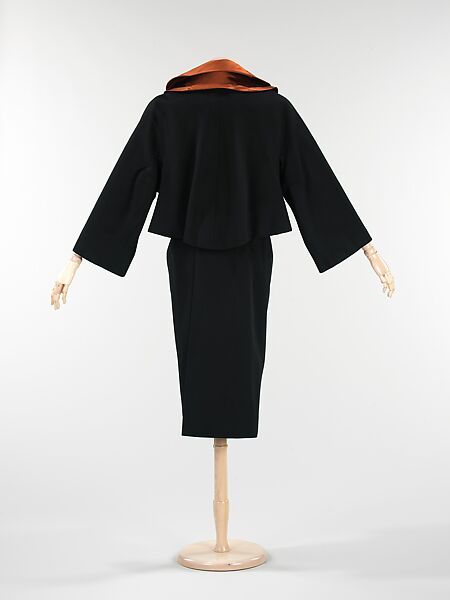Dinner suit, Charles James (American, born Great Britain, 1906–1978), wool, silk, American