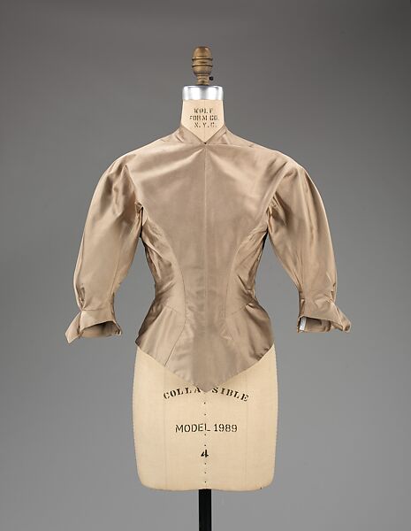 Evening blouse, Charles James (American, born Great Britain, 1906–1978), silk, American 