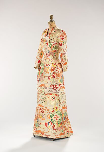 Evening dress, Marguery Bolhagen (American, Carlisle, Pennsylvania 1920–2021 Napa, California), silk, metal, American 