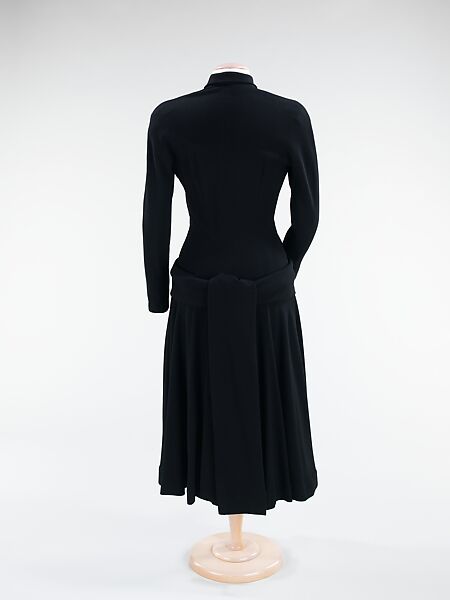 Dress, House of Balenciaga (French, founded 1937), wool, French