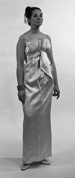 Evening dress, House of Givenchy (French, founded 1952), silk, French