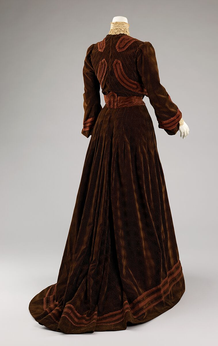 Afternoon dress, Jeanne Hallée (French, 1870–1924), silk, French