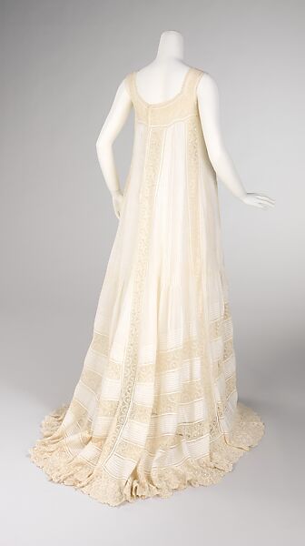 Nightgown, cotton, French