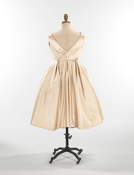 Wedding dress, Charles James (American, born Great Britain, 1906–1978), silk, synthetic, American