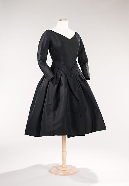 Evening dress, House of Dior (French, founded 1946), silk, synthetic, French 