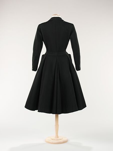 Evening coat, Attributed to House of Dior (French, founded 1946), silk, French